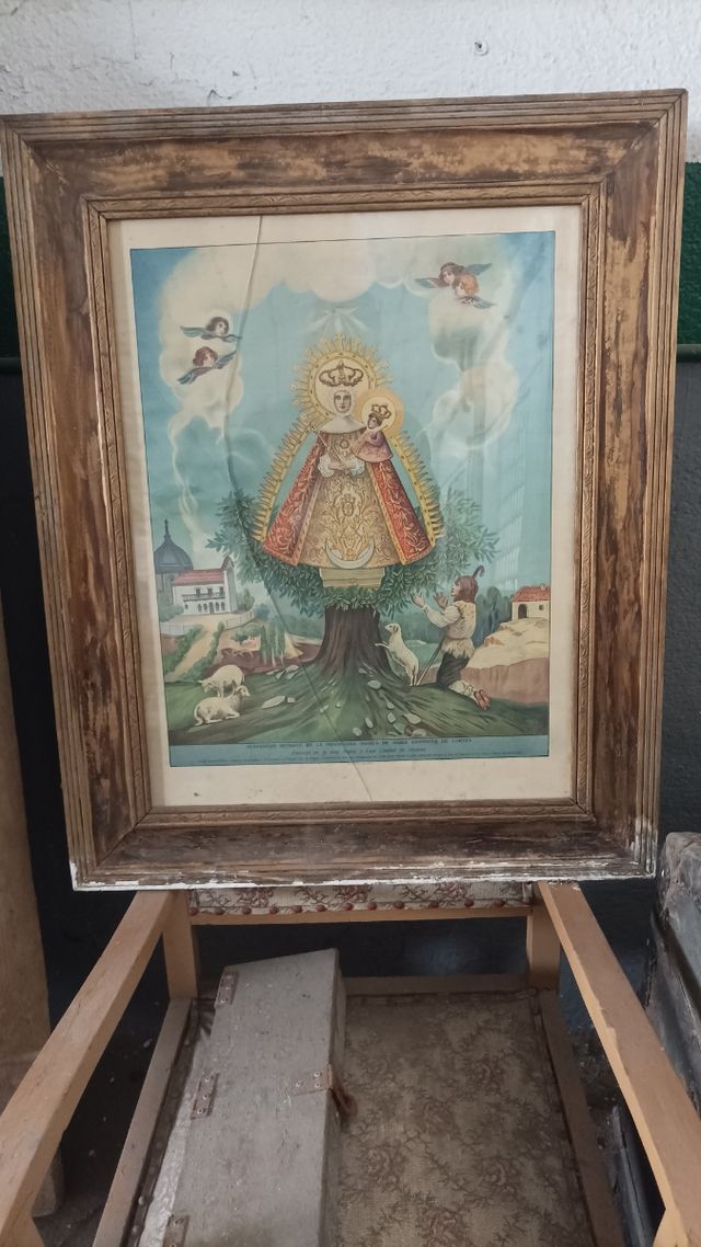 Cuadro Virgen María. Virgen de Cortes.