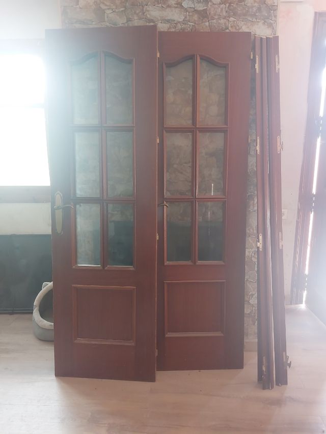 Muebles cocina - marrón y blanco