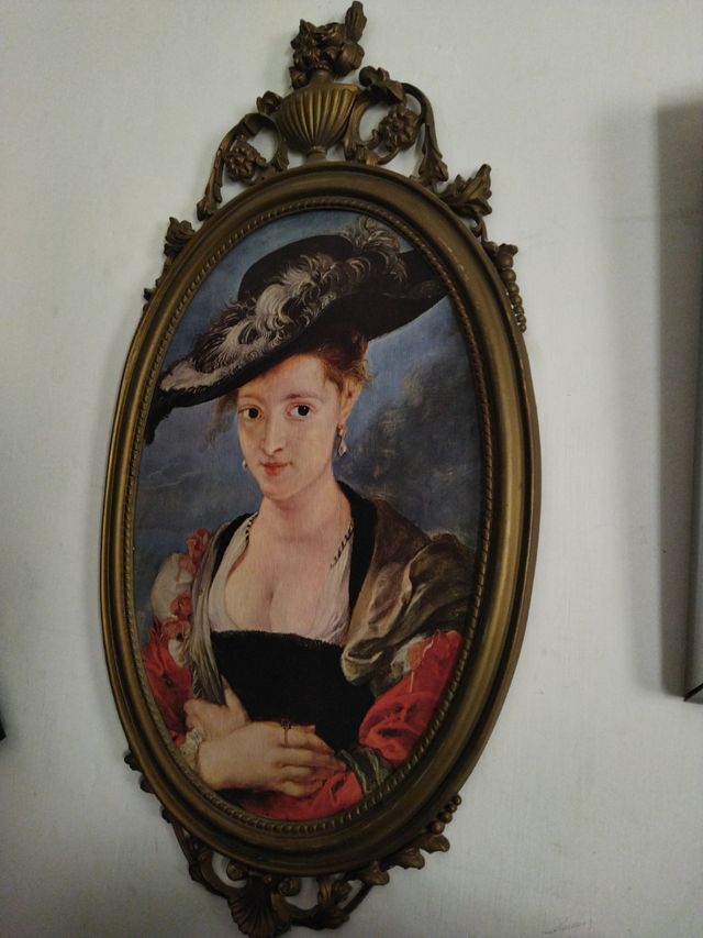 Marco con lámina copia de Rubens