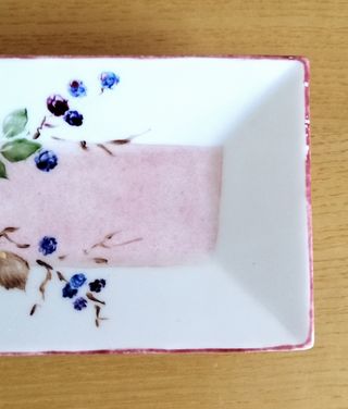 Vassoio vintage dipinto a mano