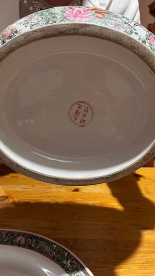Zuppiera cinese antica | Porcellana
