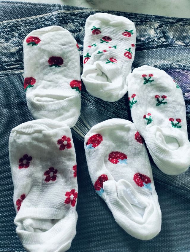 Calzini bianchi fantasmini - 5 paia