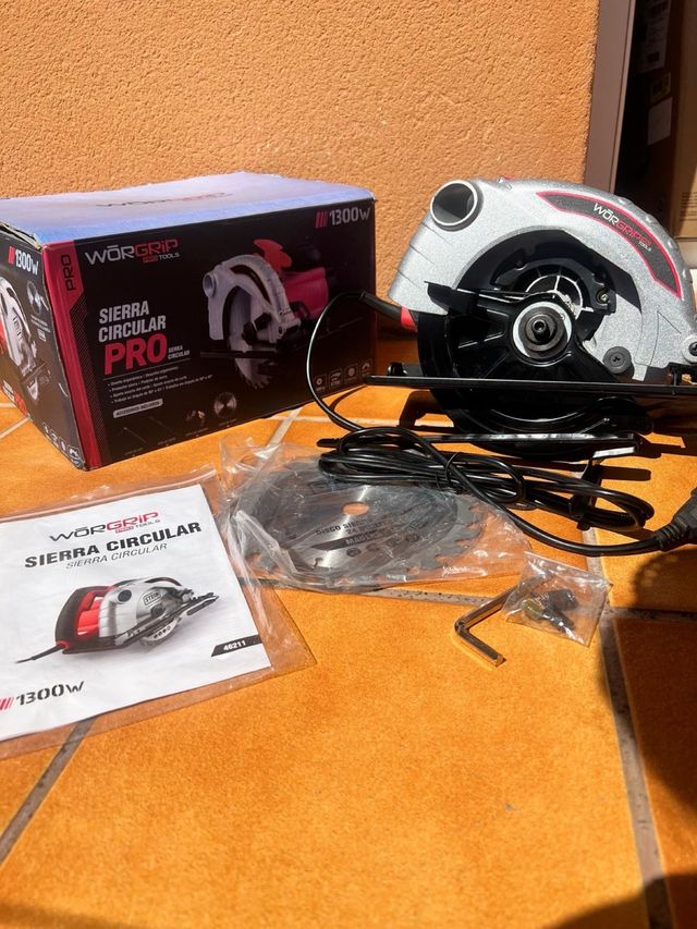 Sierra circular 185MM 1300W WORGRIP PRO
