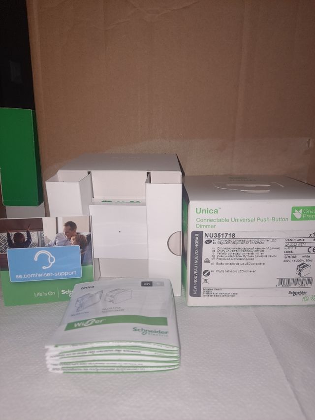 Unica Pulsador Blanco NU351718