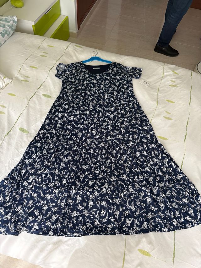 Vestido largo Blanco Azahara