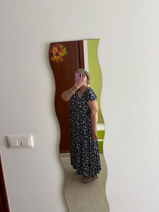 Vestido largo Blanco Azahara