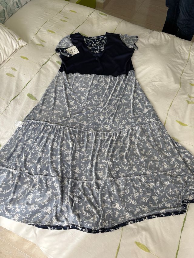 Vestido largo Blanco Azahara