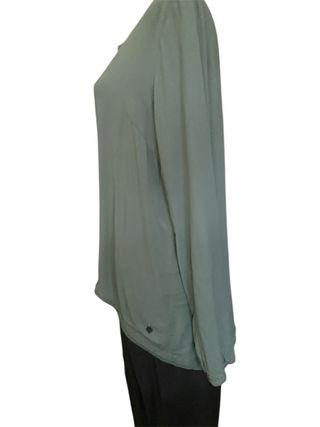 Camisa Skunkfunk manga larga verde oliva