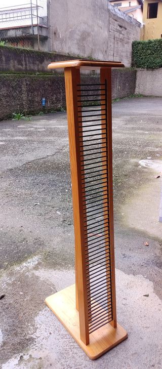 Porta CD verticale in legno