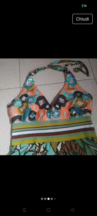 Vestito Pinko estivo multicolor tg 5