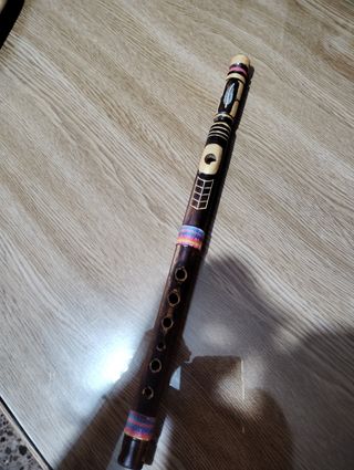Flauta Tradicional de Madera