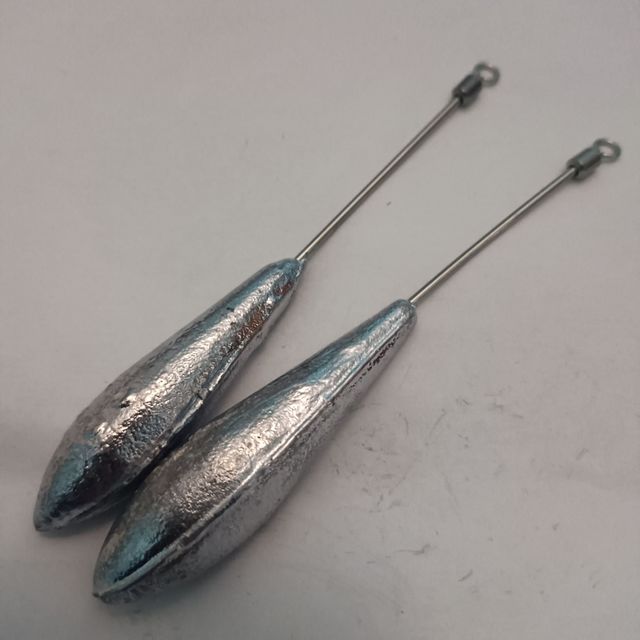 Lote 10 plomos bala larga 60 o 80gr