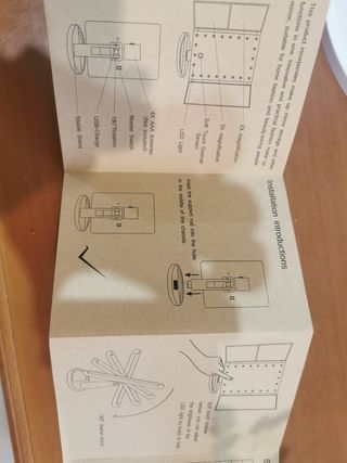 Espejo de tocador Led