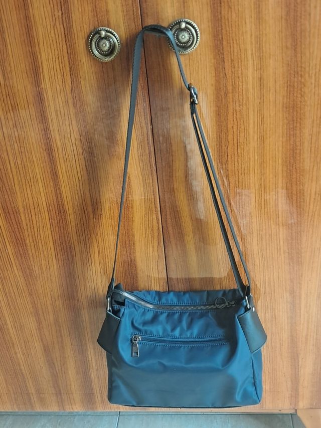 Bolso bandolera azul mujer