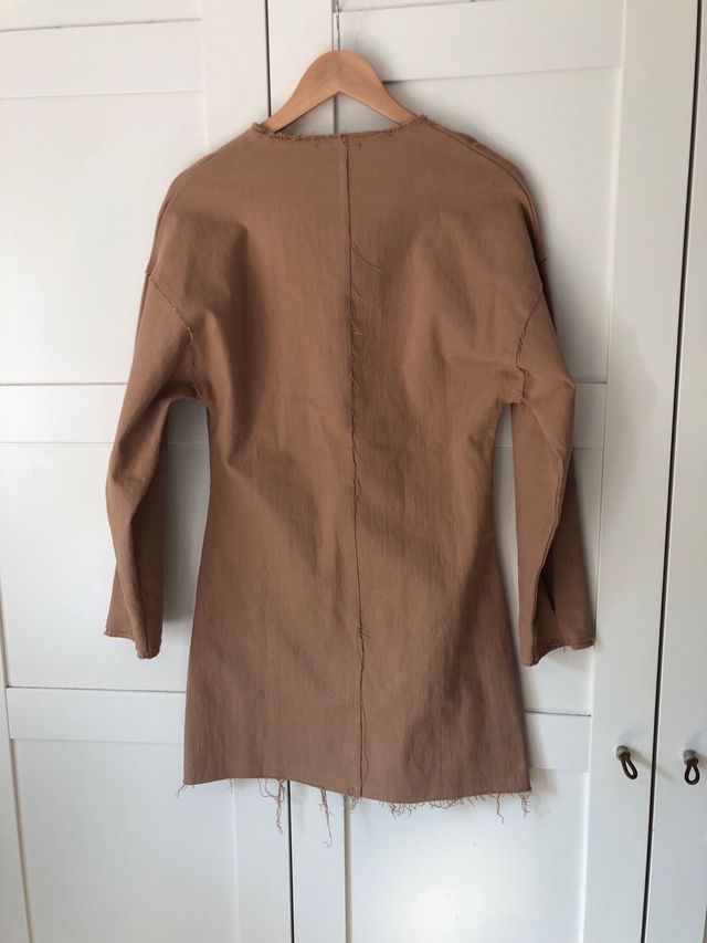 Vestido Zara marrón talla S