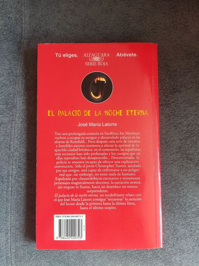 El palacio de la noche eterna (Serie roja) (Spa...