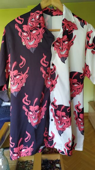 Camisa verano demonios - Talla L - Shein
