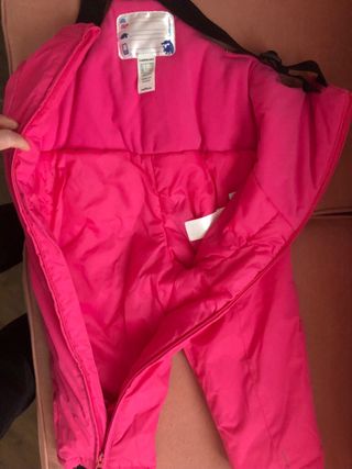 Tuta sci Wed’ze bimba rosa piu’guanti