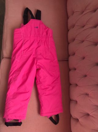 Tuta sci Wed’ze bimba rosa piu’guanti
