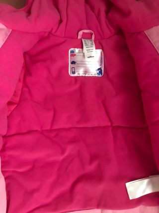 Tuta sci Wed’ze bimba rosa piu’guanti