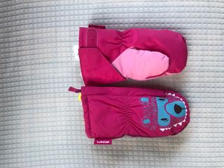 Tuta sci Wed’ze bimba rosa piu’guanti