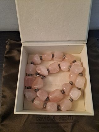 Collana Quarzo Rosa