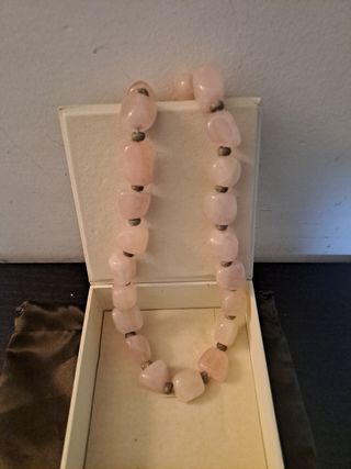 Collana Quarzo Rosa