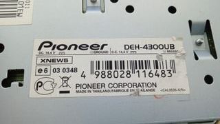 Radio para coche CD Pioneer DEH-4300UB