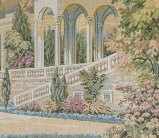 Conjunto de dos tapices enmarcados,perfecto estado