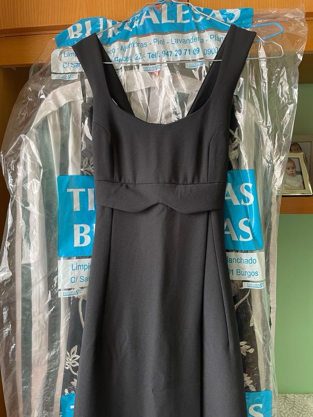 Vestido negro fiesta - Talla S