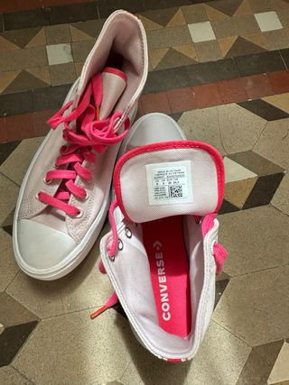 Converse altas rosa claro y fucsia a estrenar