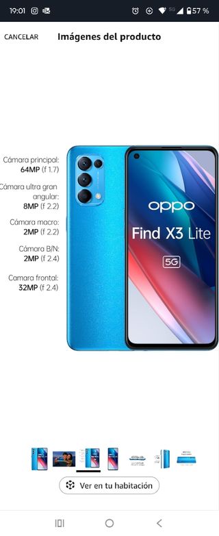 OPPO Find X3 Lite 5G - Blu