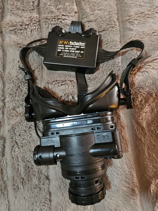 Gafas vision nocturna y cabeza de maniquí