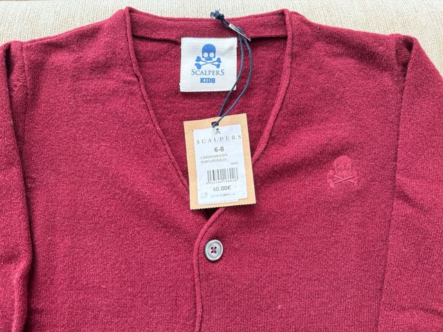 Rebeca Scalpers Kids niño burdeos 6-8