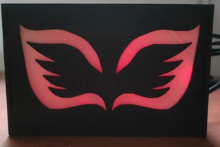 LightBox Actarus Logo 3dPrint 13Cmx8Cm