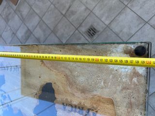 Scrivania mappamondo con copertura vetro