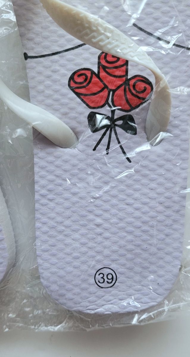 Liga de novia y chanclas NUEVAS