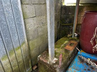 Hórreo metálico para secar cosechas