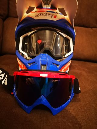 Casco Enduro/Cross/Quad fibra carbono