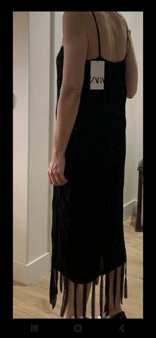 Vestido zara brillos