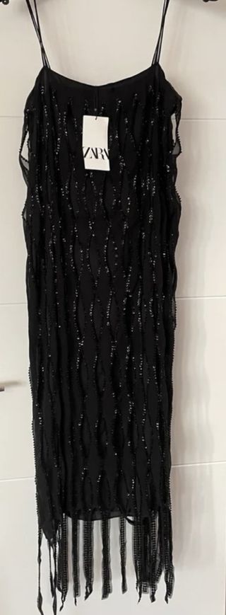 Vestido zara brillos