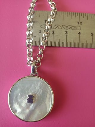 Collar Tous Yuan plata y nácar