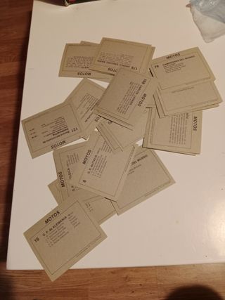 Cromos Motos Ediciones Unidas años 80.