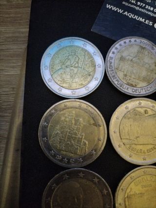 12 Monedas 2 Euros - Colección
