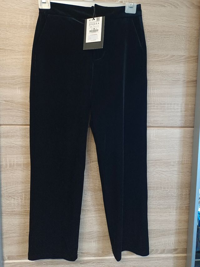 Pantalón de terciopelo negro