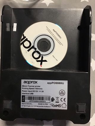 Impresora aprox appPOS58MU - negra