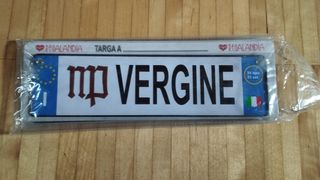 targa segno zodiacale vergine