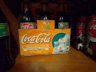 Bottiglie coca cola anno 2000