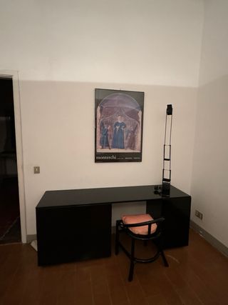 FIRENZE Cassettiera nera in legno massello