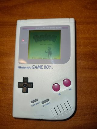 Game Boy Original + MegaMan II + Estuche 